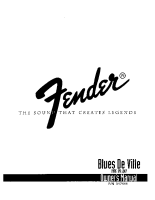 Fender Blues-DeVille - Owners Manual 